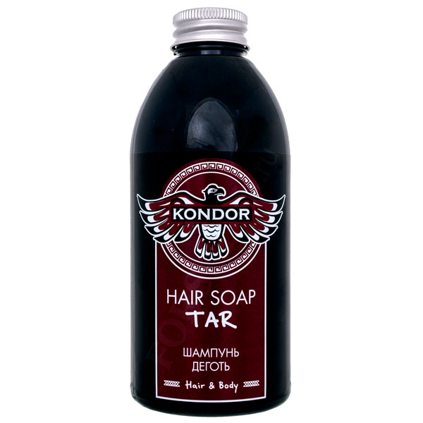 Шампунь Kondor Дёготь, Hair Soap Tar, 300 мл Шампунь Kondor Дёготь, Hair Soap Tar, 300 мл