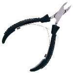 Кусачки для кутикулы чёрные матовые PN-1105-D(6mm)-BJ black - Раздел: Кусачки для кутикулы
