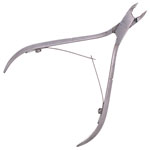 Кусачки для кутикулы матовые PN-801-D(4mm)-BJ, вид сзади, Metzger Кусачки для кутикулы матовые PN-801-D(4mm)-BJ, вид сзади, Metzger