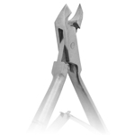 Кусачки для кутикулы матовые PN-801-D(4mm)-BJ, вид сзади, Metzger Кусачки для кутикулы матовые PN-801-D(4mm)-BJ, вид сзади, Metzger