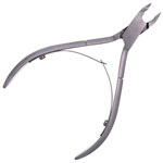 Кусачки для кутикулы матовые PN-802-D(7mm)-BJ, вид сзади, Metzger Кусачки для кутикулы матовые PN-802-D(7mm)-BJ, вид сзади, Metzger