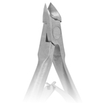 Кусачки для кутикулы матовые PN-806-D(4mm)-LJ, вид сзади, Metzger Кусачки для кутикулы матовые PN-806-D(4mm)-LJ, вид сзади, Metzger