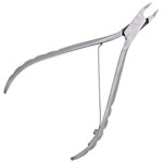 Кусачки для кутикулы матовые PN-831-D(4mm)-LJ, вид сзади, Metzger Кусачки для кутикулы матовые PN-831-D(4mm)-LJ, вид сзади, Metzger
