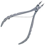 Кусачки для кутикулы матовые PN-832(2)-D(10mm)-LJ, вид сзади, Metzger Кусачки для кутикулы матовые PN-832(2)-D(10mm)-LJ, вид сзади, Metzger