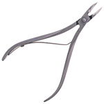 Кусачки для кутикулы матовые PN-832(3)-D(10mm)-LJ, вид сзади, Metzger Кусачки для кутикулы матовые PN-832(3)-D(10mm)-LJ, вид сзади, Metzger