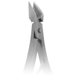 Кусачки для кутикулы матовые PN-832(3)-D(10mm)-LJ, вид сзади, Metzger Кусачки для кутикулы матовые PN-832(3)-D(10mm)-LJ, вид сзади, Metzger