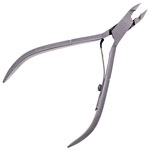 Кусачки для кутикулы матовые PN-836-AD(6mm)-BJ, вид сзади, Metzger Кусачки для кутикулы матовые PN-836-AD(6mm)-BJ, вид сзади, Metzger