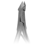 Кусачки для кутикулы с титановым покрытием Cobalt CN-06(2)-T(6mm)-LJ, Single Spring, вид спереди, Metzger