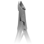 Кусачки для кутикулы с титановым покрытием Cobalt CN-06(2)-T(6mm)-LJ, Single Spring, вид сзади, Metzger