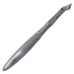 Кусачки для кутикулы с титановым покрытием Cobalt CN-07(2)-T(7mm)LJ, пружина, вид сбоку, Metzger