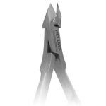 Кусачки для кутикулы с титановым покрытием Cobalt CN-07(2)-T(7mm)LJ, пружина, вид спереди, Metzger