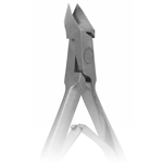 Кусачки для кутикулы с титановым покрытием Cobalt CN-08(2)-T(6mm)LJ, Double Spring, вид сзади, Metzger