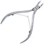Кусачки для кутикулы матовые PNEC-304-D-(6mm)-LJ, вид сзади, Scharfen Edge