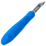 Кусачки для кутикулы синие PN-1105-D(6mm)-BJ, вид сбоку, Metzger Кусачки для кутикулы синие PN-1105-D(6mm)-BJ, вид сбоку, Metzger
