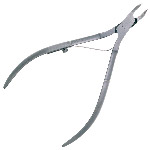 Кусачки кутикульные Cobalt CN-06(2)-T(6mm)-LJ, Single Spring, вид сзади, Metzger